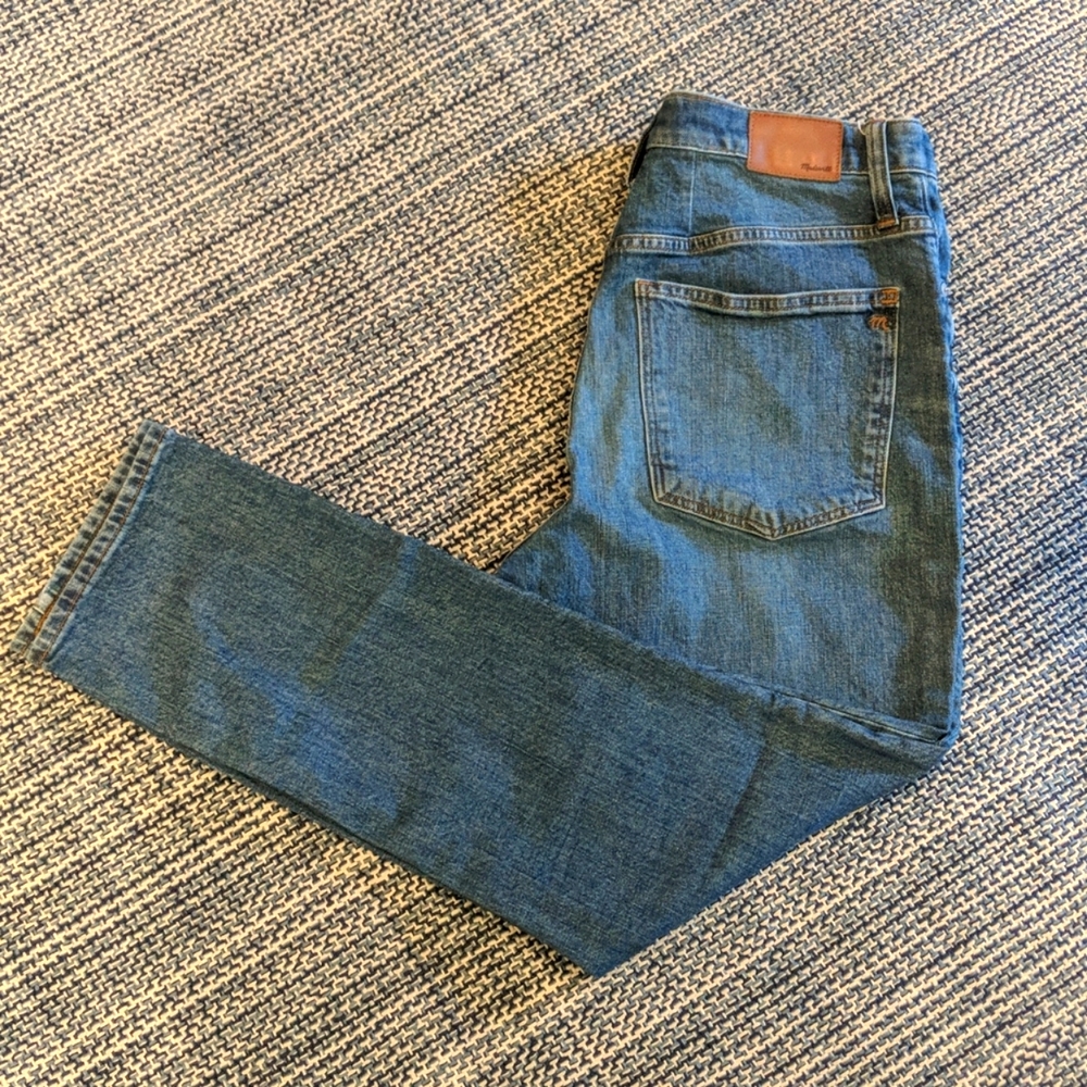 Madewell high rise slim boy jean 30